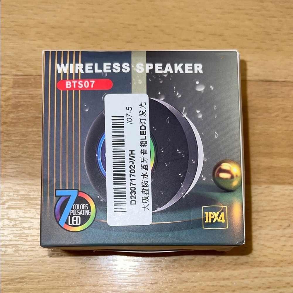 Wireless Speaker with LED Lights